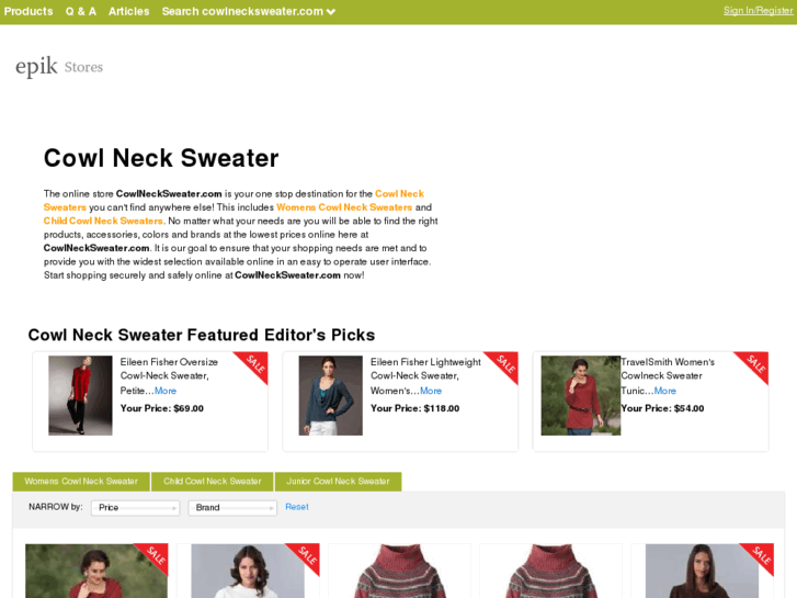 www.cowlnecksweater.com