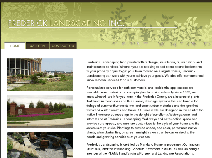 www.fredericklandscaping.net