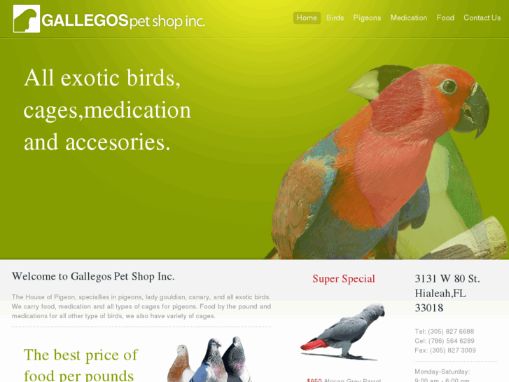 www.gallegospetshopinc.com