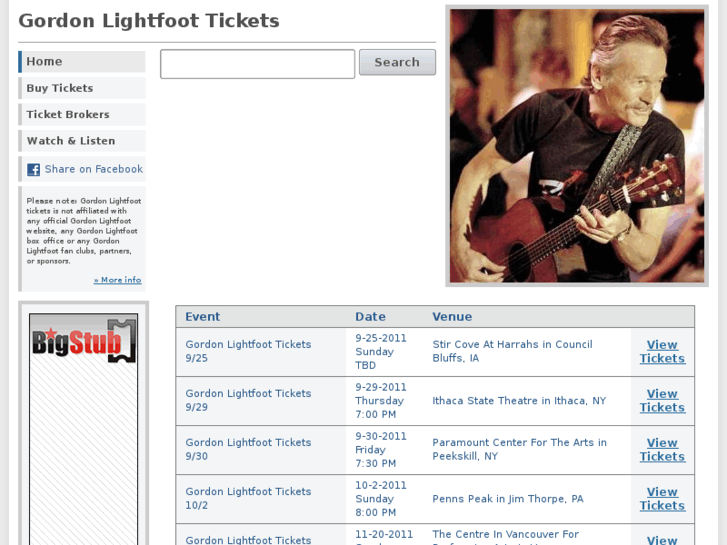 www.gordonlightfoottickets.net