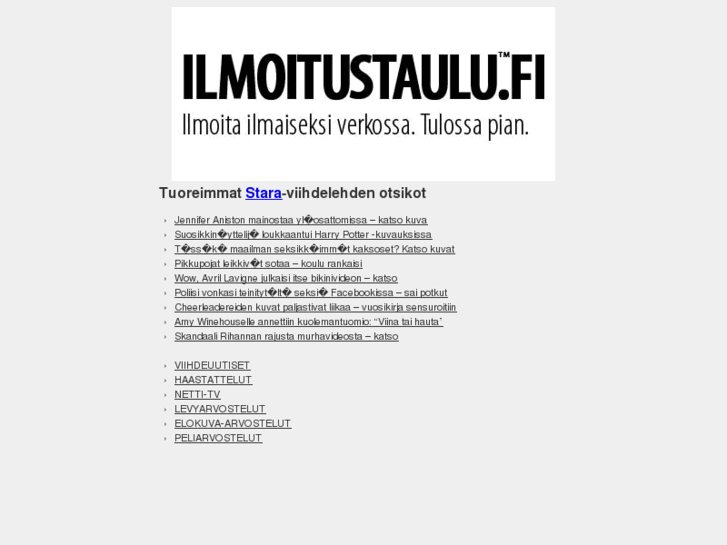 www.ilmoitustaulu.net