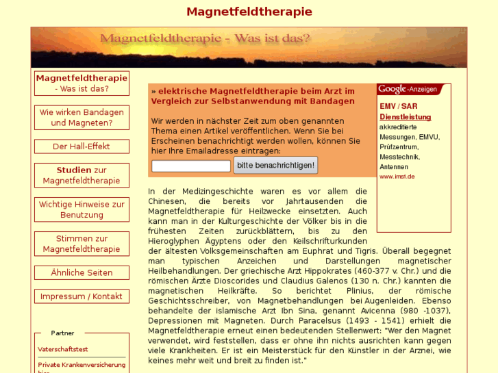 www.magnet-therapie.info