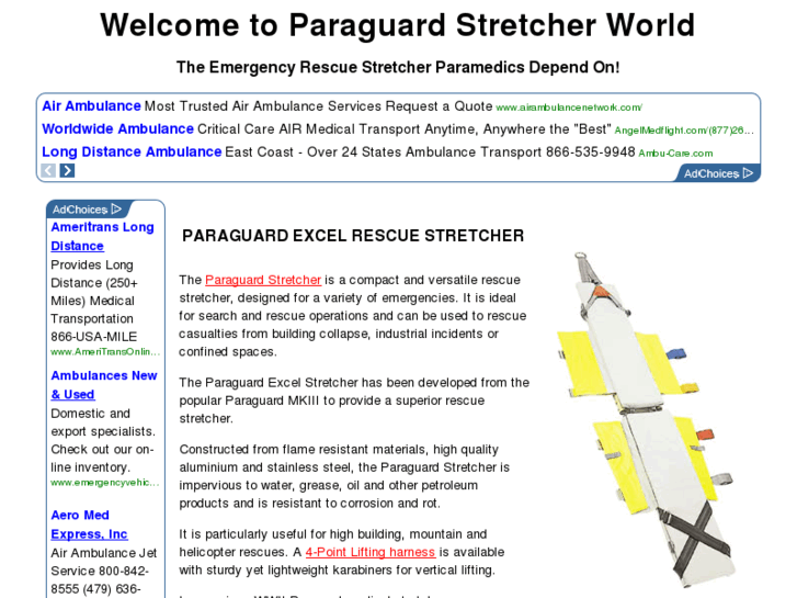 www.paraguard-stretchers.com