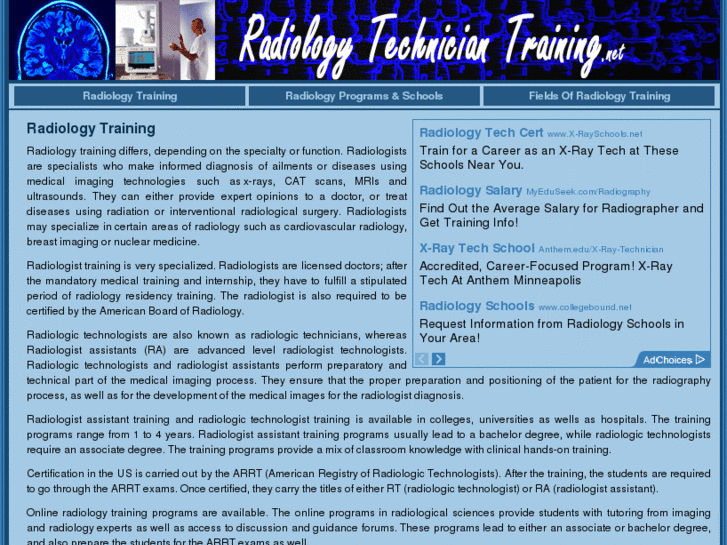 www.radiologytechniciantraining.net