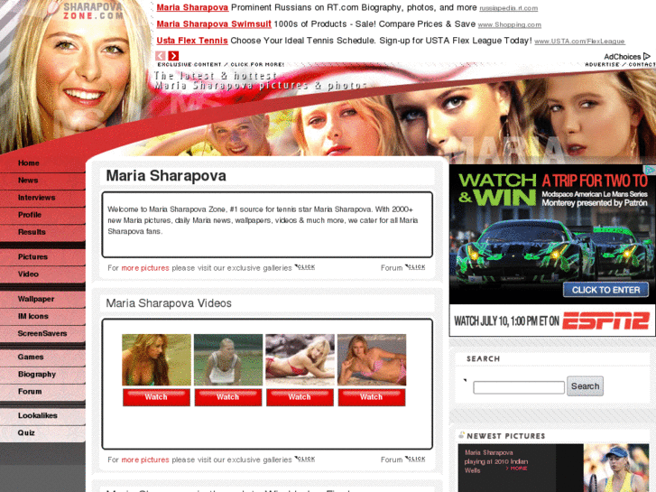 www.sharapovazone.com