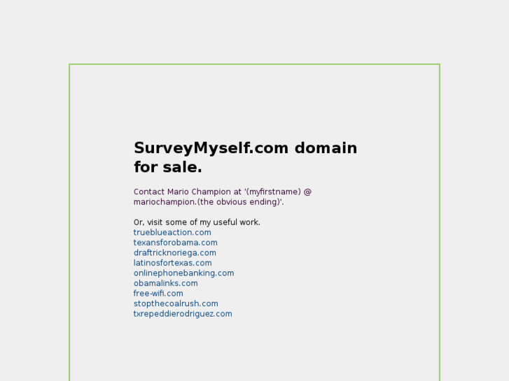 www.surveymyself.com