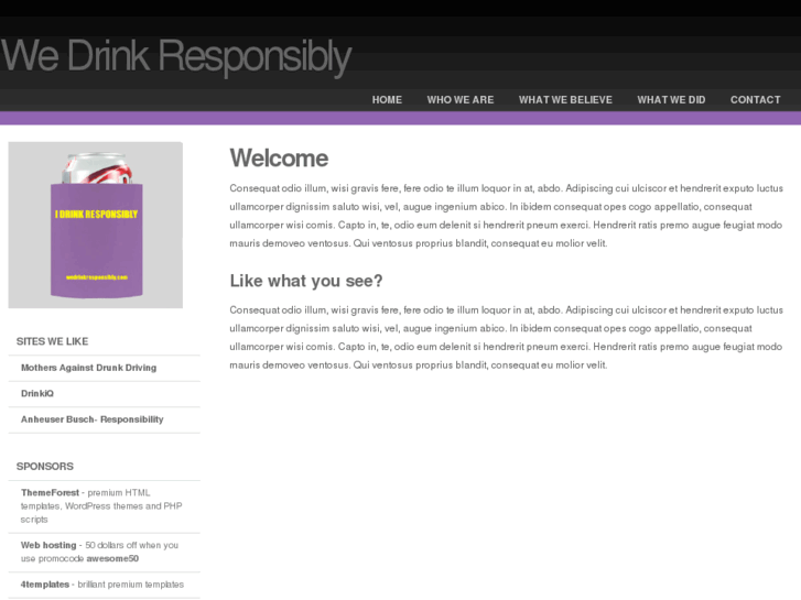 www.wedrinkresponsibly.com