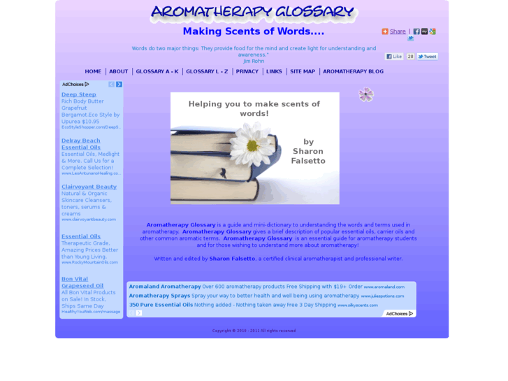 www.aromatherapyglossary.com