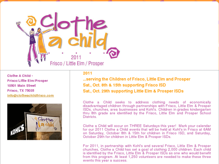 www.clotheachildfrisco.com