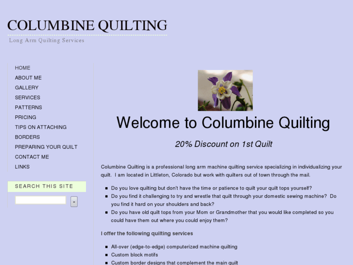 www.columbinequilting.com