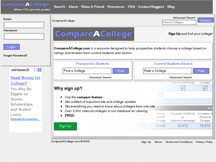 www.compareacollege.com