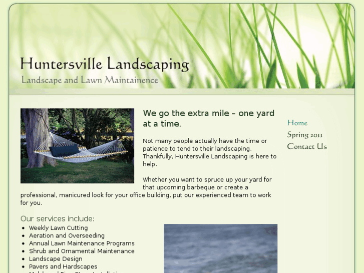 www.huntersvillelandscaping.com