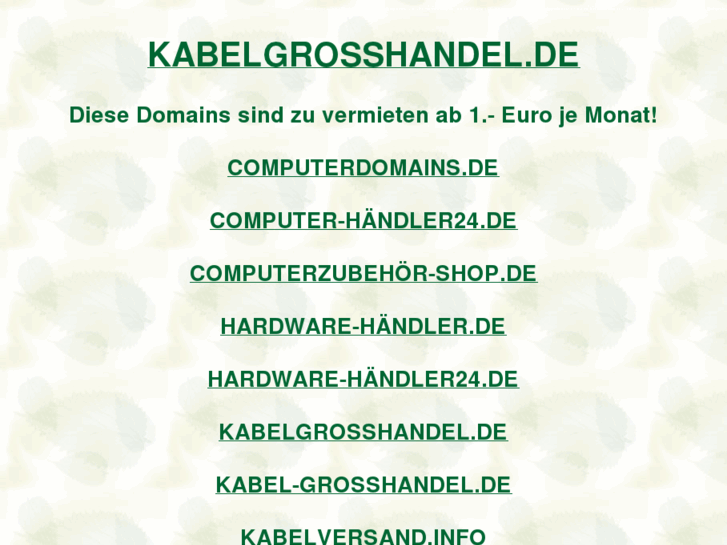 www.kabelgrosshandel.de