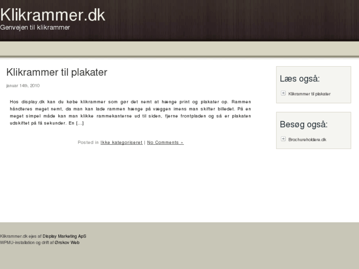 www.klikrammer.dk