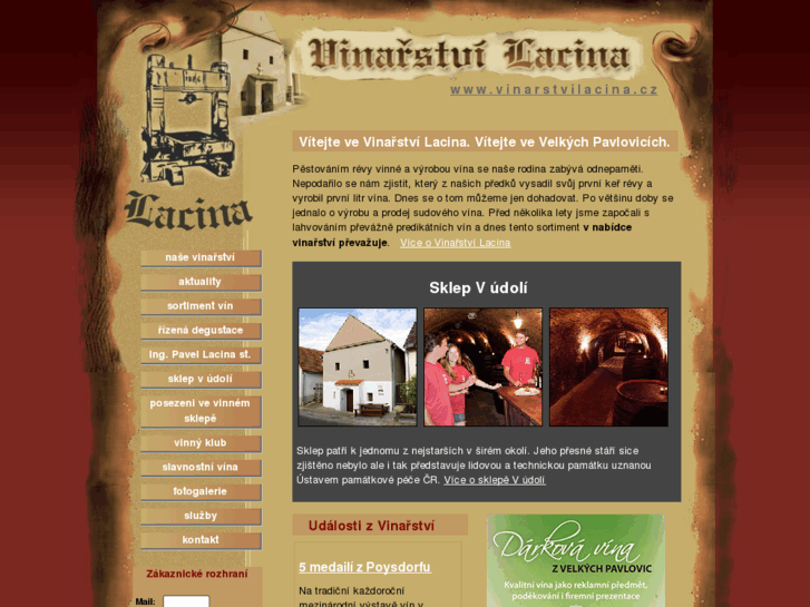 www.lacina-winery.com