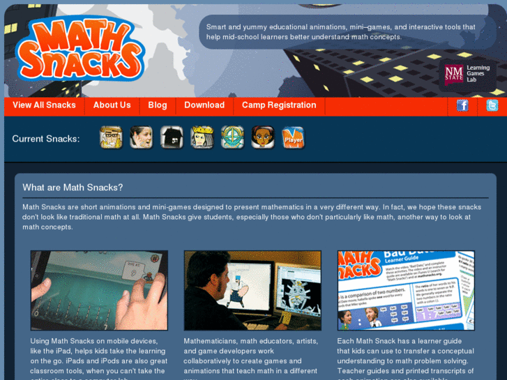 www.mathsnack.net