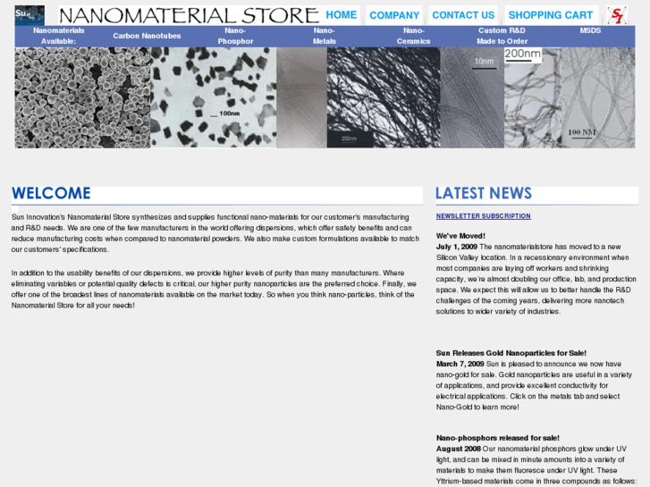 www.nanomaterialsstore.com