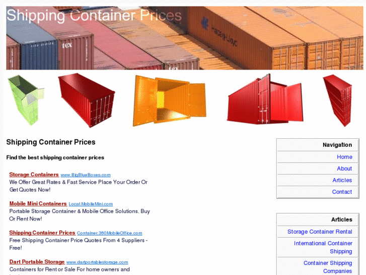 www.shippingcontainerprices.com