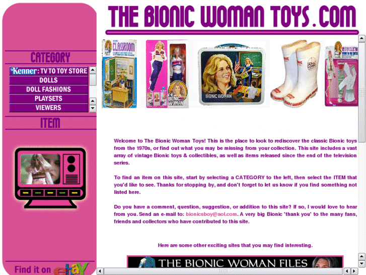 www.thebionicwomantoys.com