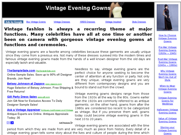 www.vintageeveninggowns.net