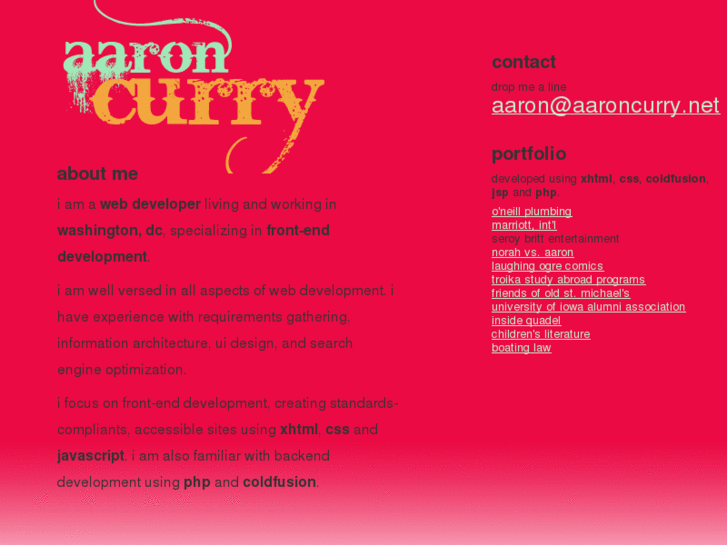 www.aaroncurry.net