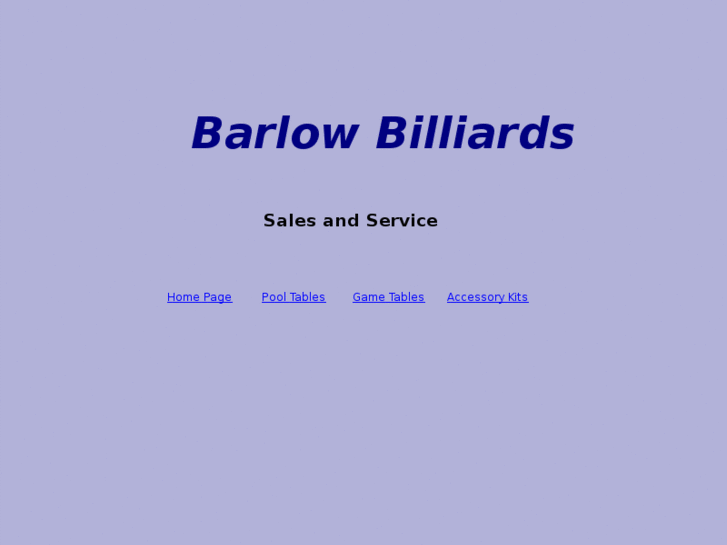 www.barlowbilliards.com