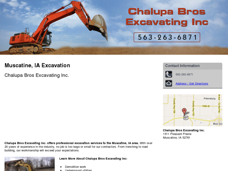 www.chalupaexcavating.com