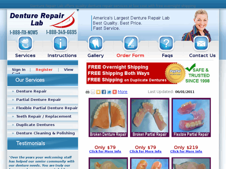 www.denturerepairlab.com