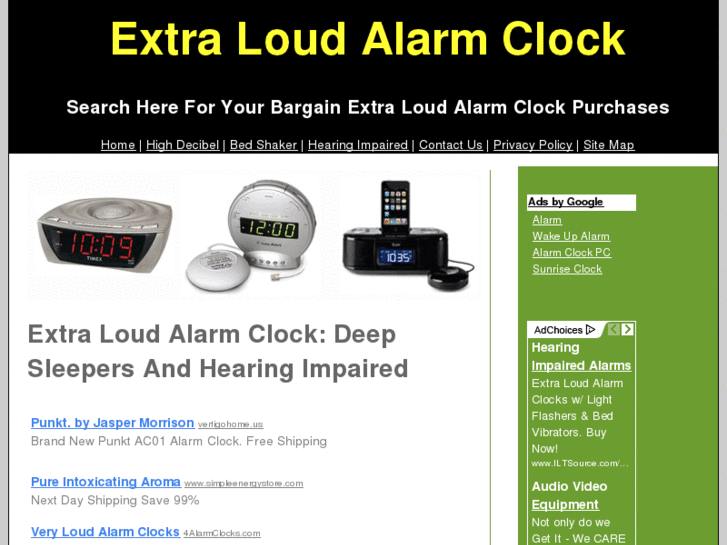 www.extraloudalarmclock.com