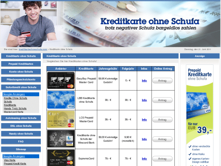 www.kreditkarteohneschufa.com