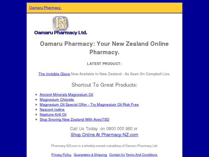 www.oamarupharmacy.com