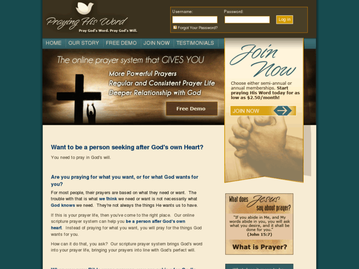 www.prayinghisword.com