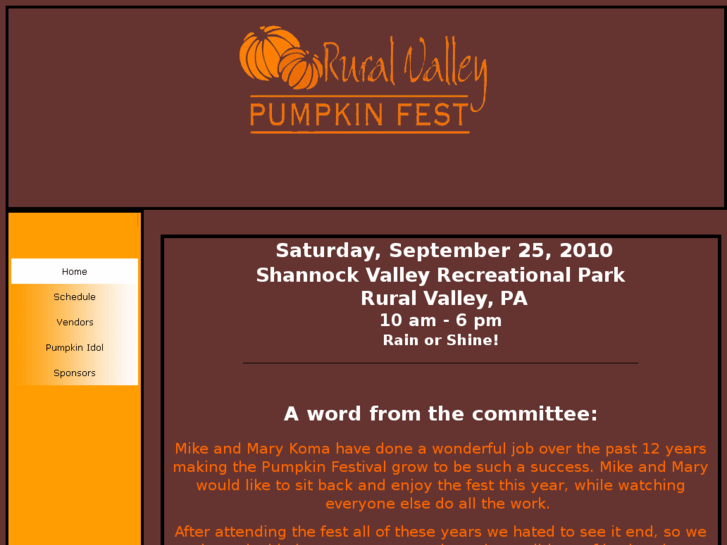 www.ruralvalleypumpkinfest.com