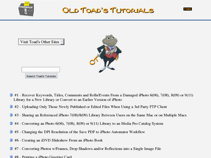 www.toadstutorials.info