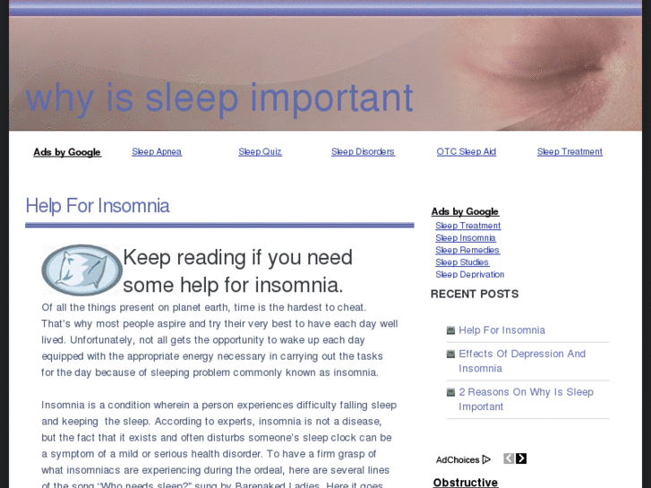 www.whyissleepimportant.com