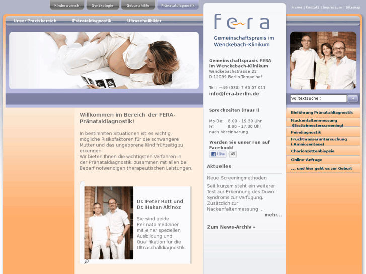 www.fera-praenataldiagnostik.de