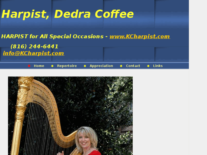 www.harpist-dedracoffee.com