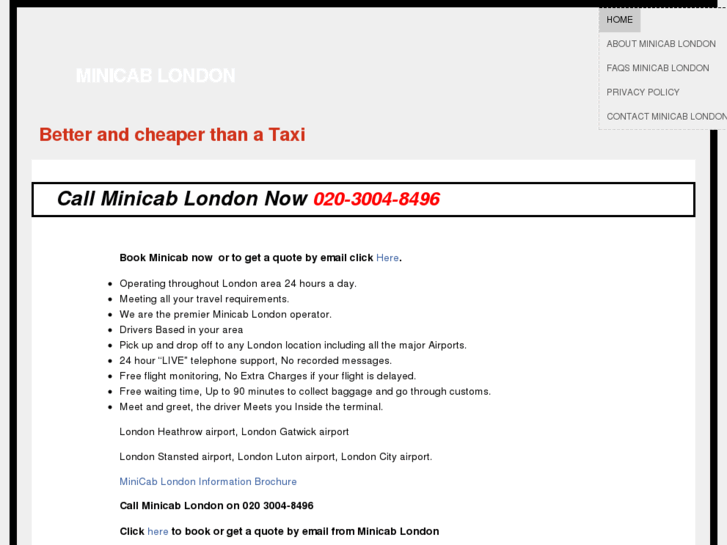 www.minicab-london.org.uk