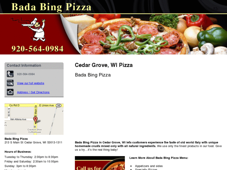 www.pizzacedargrove.com