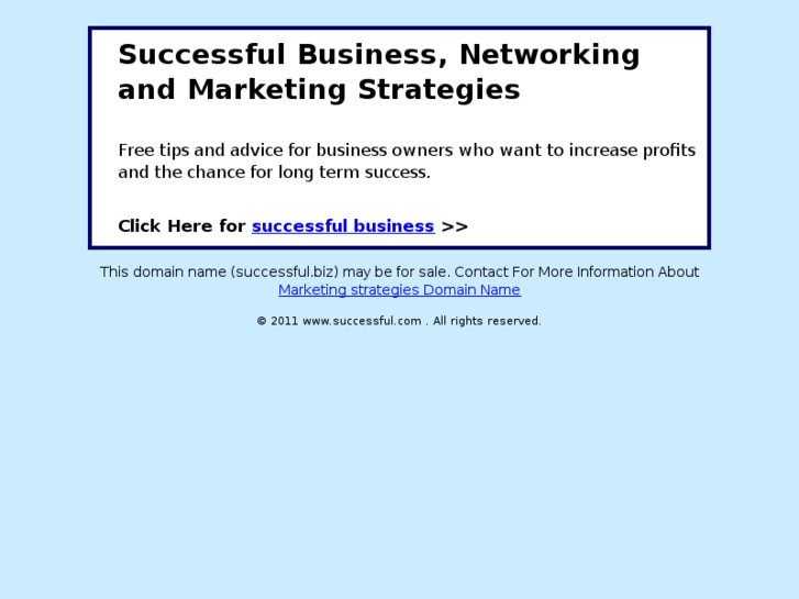 www.successful.biz