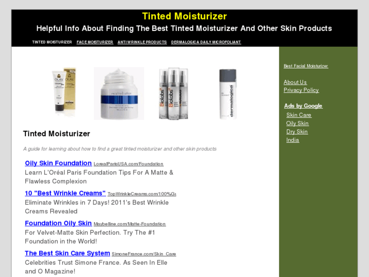 www.tintedmoisturizer.org