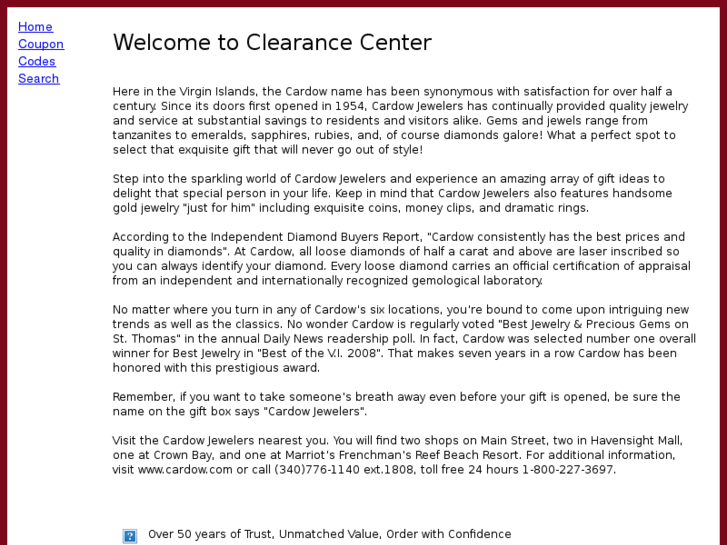 www.clearance-center.net