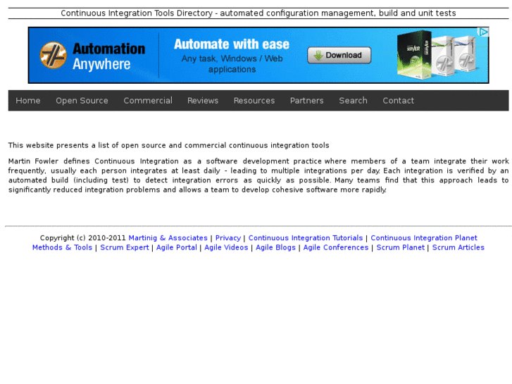 www.continuousintegrationtools.com