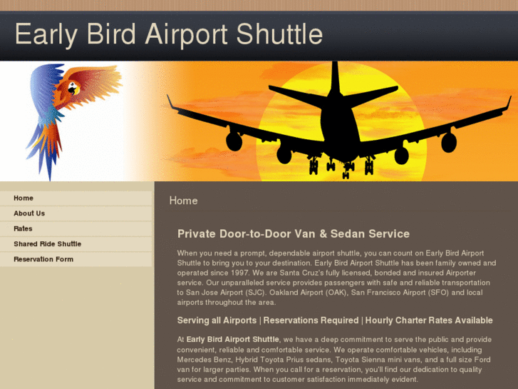 www.earlybirdairportshuttle.com