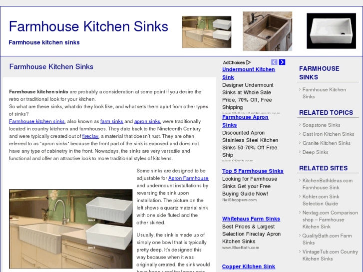 www.farmhousekitchensinks.com