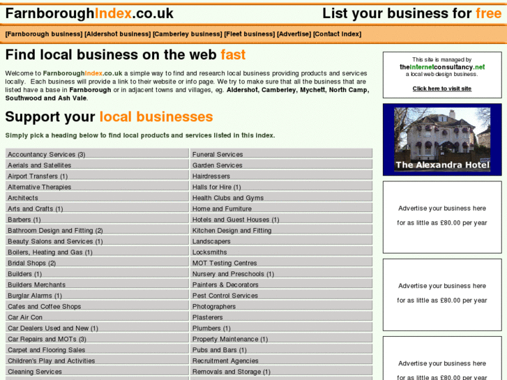 www.farnboroughindex.co.uk