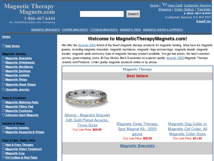 www.magneticbracelettherapy.net