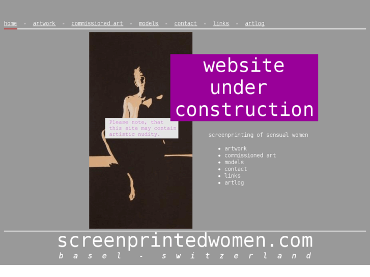 www.screenprintedwomen.com