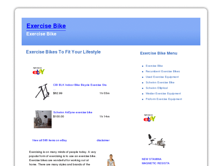 www.staminaexercisebike.com