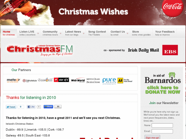 www.christmasfm.ie